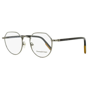 Zegna Geometric Vicuna Eyeglasses EZ5238 012 Ruthenium/Black 50mm